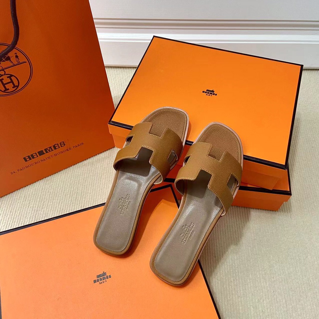 에르메스 올수공 오란 슬리퍼 샌들 앱송 37